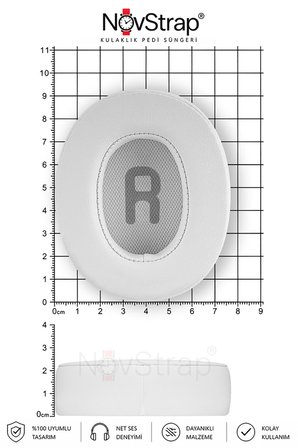 NovStrap JBL Tune 700BT 710BT 720BT 750BTNC 760NC 770NC ile Uyumlu Yedek Kulaklık Pedi Süngeri + Kafa Bandı Seti