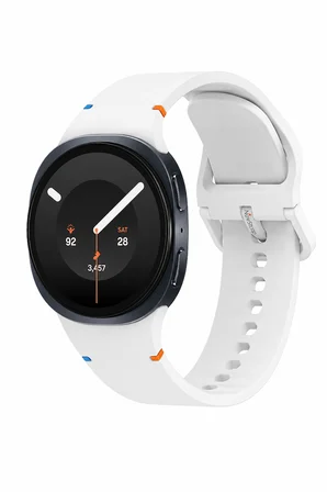 NovStrap Samsung Galaxy Watch 9 40mm 44mm ile Uyumlu Kordon Dikişli Silikon Kayış Tam Uyumlu Pimli