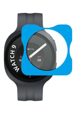NovStrap Samsung Galaxy Watch 9 40mm ile Uyumlu 9H Temperli Cam Ekran Koruyucu Uygulama Aparatlı