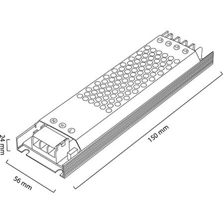 Nevo 12V 5A Slim Led Trafosu NT60-12