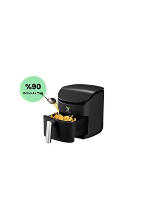 Air Fryer 3.5 Litre Siyah Akıllı Fritöz