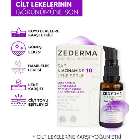 Zederma Naicamid 10 Leke Serumu 30ml