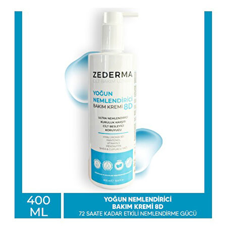 Zederma Yoğun Nemlendirici Cilt Bakım Kremi 8d 400ml