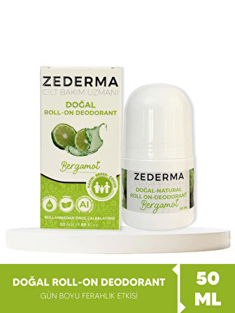 Doğal Roll-On Deodorant Bergamot