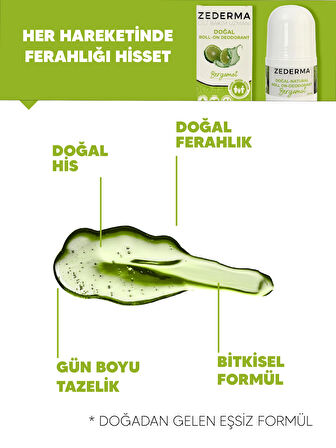 Doğal Roll-On Deodorant Bergamot