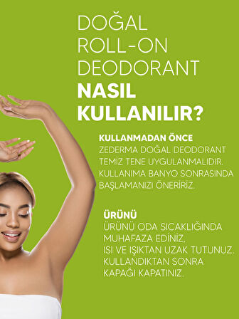 Doğal Roll-On Deodorant Bergamot