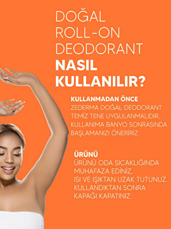 Doğal Roll-On Deodorant Portakal