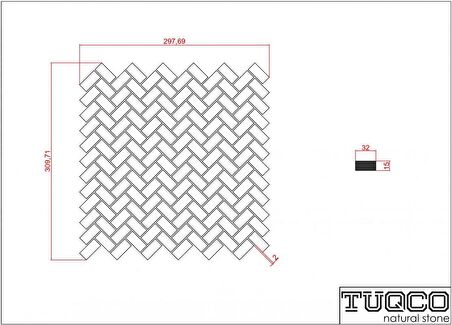 Tuqco Doğal Taş Herringbone Carrara Eskitme Mermer Mozaik Banyo Mutfak Tezgah Arası Duvar Kaplama Döşeme Paneli Fileli