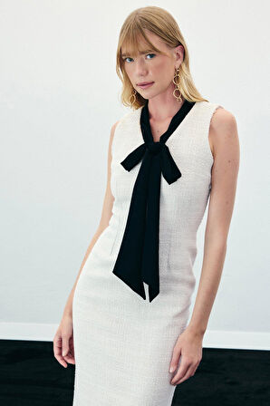 Sateen Kadın Fulorlı Tüvit Elbise 1551-3503