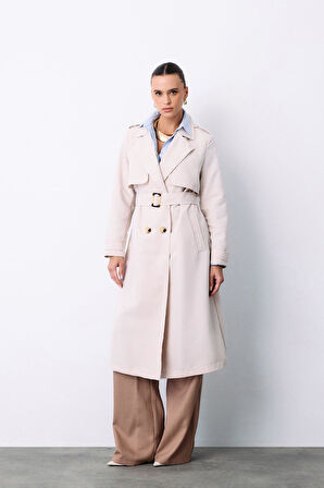 Sateen Kadın Trenç 1584-6500