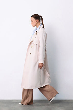 Sateen Kadın Trenç 1584-6500