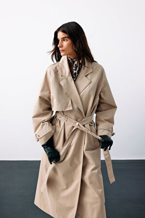 Sateen Kadın Trenç Kot 10529973422