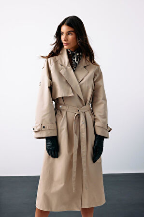 Sateen Kadın Trenç Kot 10529973422