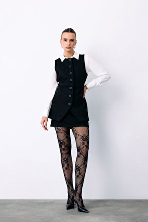 Sateen Kadın Süet Yelek 1639-6548