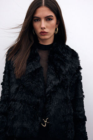 Sateen Kadın Peluş Ceket 1679-6559