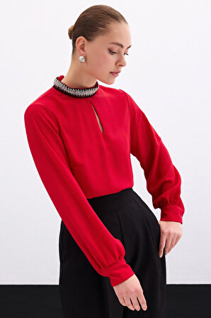 Sateen Kadın Bluz 3040-1016