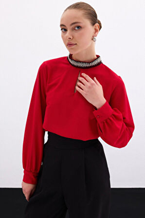 Sateen Kadın Bluz 3040-1016