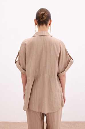 Sateen Kadın Gömlek 1798-2150