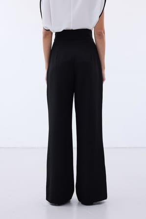 Sateen Kadın Aksesuarlı Pantolon 1891-5549