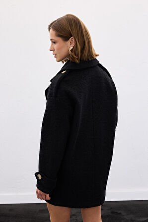 Sateen Kadın Buklet Kaban 1898-6602