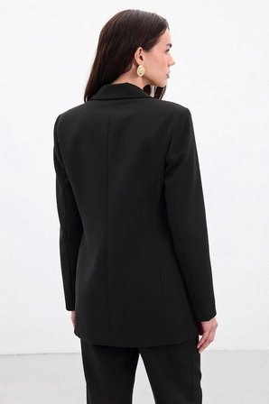 Sateen Kadın Klasik Ceket 1966-6055