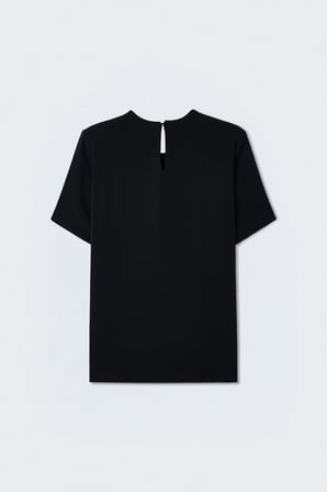 Sateen Kadın Kısa Kollu Bluz 2216-1284