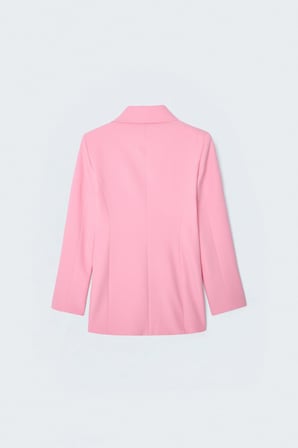 Sateen Kadın Klasik Yaka Uzun Ceket 139-6002