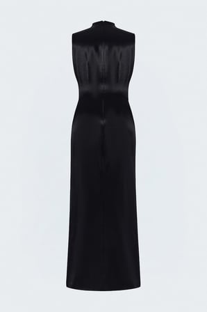 Sateen Kadın Kolsuz Elbise 2307-3559