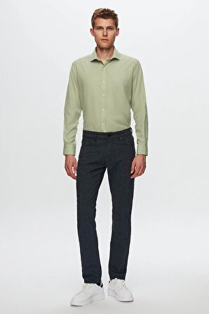 Ds Damat Regular Fit Yesil Düz Gömlek 8HC02ORT14327 8HC02ORT14327