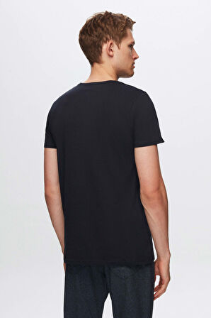 Ds Damat Regular Fit Lacivert %100 Pamuk T-Shirt 4HC141996754M
