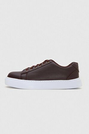 Twn Kahverengi Kalın Beyaz Tabanlı Sneaker Ayakkabi 0EC09ORT0378 0EC09ORT0378