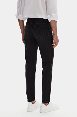 Ds Damat Comfort Fit Antrasit Düz Jean Kot Beş Cepli Likralı Yıkamalı Denim Pantolon
