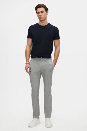 Ds Damat Slim Fit Lacivert Bisiklet Yaka %100 Pamuklu Nefes Alabilen T-Shirt