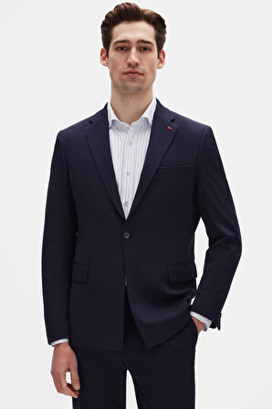 Twn Slim Fit Lacivert Fitilli Takim Elbise