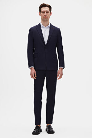 Twn Slim Fit Lacivert Fitilli Takim Elbise