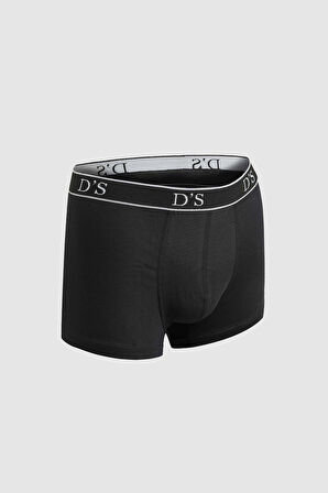 Ds Damat Siyah %100 Pamuk 2'Li Atlet Boxer Takim