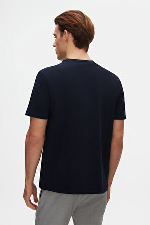 Twn Slim Fit Lacivert Baskılı T-Shirt