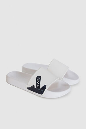 Twn Beyaz Tek Bant Terlik 4ECT9ORT8000M