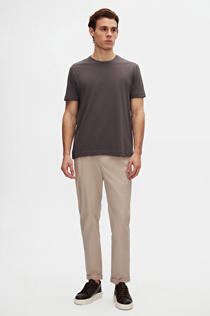 Ds Damat Relaxed Fit Antrasit %100 Pamuk T-Shirt