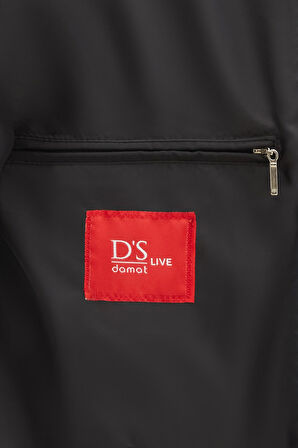 Ds Damat Slim Fit Yeşil Rüzgar Geçirmez Elyaf Dolgulu Şişme Mont