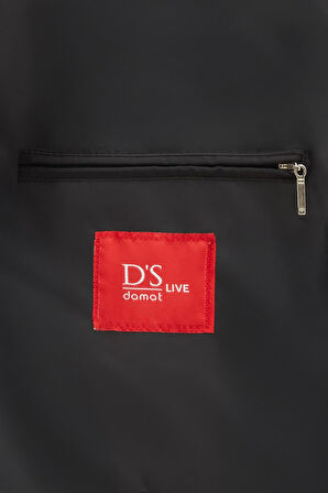 Ds Damat Slim Fit Mavi Rüzgar Geçirmez Elyaf Dolgulu Şişme Mont