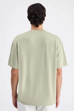 Ds Damat Comfort Adaçayı Bisiklet Yaka T-Shirt
