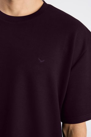 Ds Damat Comfort Mürdüm Bisiklet Yaka T-Shirt