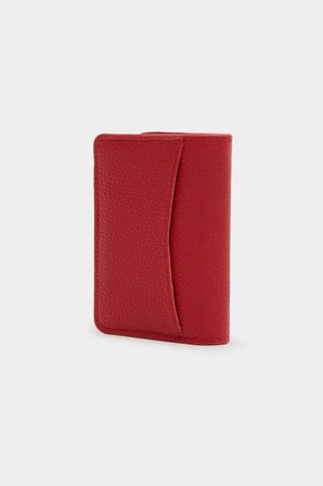 Ds Damat Kırmızı %100 Hakiki Deri Kartlık Cüzdan