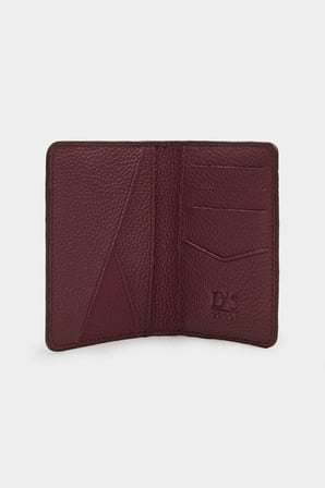 Ds Damat Bordo %100 Hakiki Deri Kartlık Cüzdan
