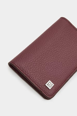 Ds Damat Bordo %100 Hakiki Deri Kartlık Cüzdan