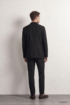 Ds Damat Comfort Siyah Çizgili Takim Elbise