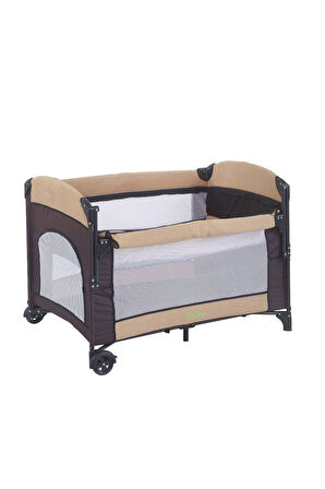 Mastic Anne Yanı Sallanır Cibinlikli Oyun Parkı Bebek Beşik 70x110 Cm