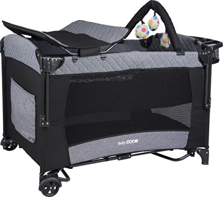 BabyDOOR Mia Comfort Anne Yanı Park Yatak Oyun Parkı 70x110 cm