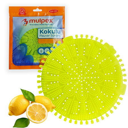 Mulpex Limon Kokulu Pisuvar Süzgeci - Pisuvar, Küvet ve Lavabolar İçin 15x15 cm